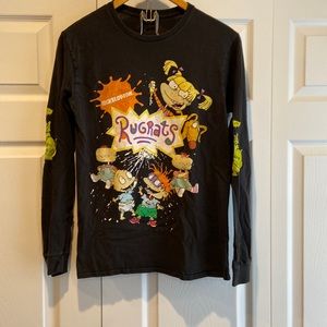 Rugrats Nickelodeon long sleeve graphic tee black